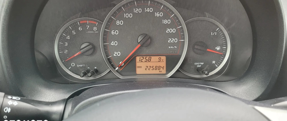 Toyota Yaris cena 17000 przebieg: 225600, rok produkcji 2013 z Ostróda małe 191